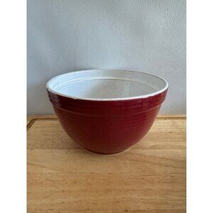 Crofton 2.43 qt Red Bowl